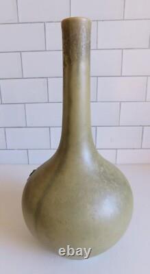 Rare Clifton Art Pottery Crystalline Glaze Arts & Crafts Era 1906 Vase