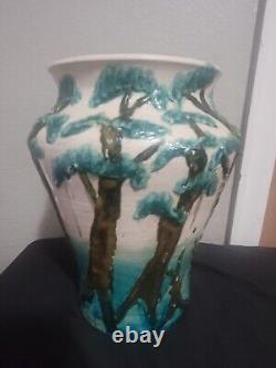 Rare Defourneaux pottery Vase