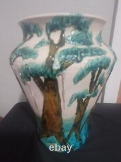 Rare Defourneaux pottery Vase