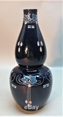 Rare FREDERICK RHEAD WOOD & SONS English Arts & Crafts Pottery Vase c. 1920