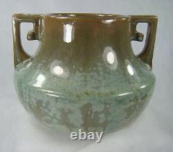 Rare FULPER Pottery CUCUMBER CRYSTALLINE Glaze Signed Arts & Crafts Vase 1916