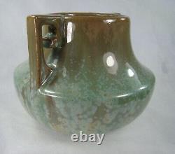 Rare FULPER Pottery CUCUMBER CRYSTALLINE Glaze Signed Arts & Crafts Vase 1916