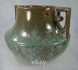 Rare FULPER Pottery CUCUMBER CRYSTALLINE Glaze Signed Arts & Crafts Vase 1916