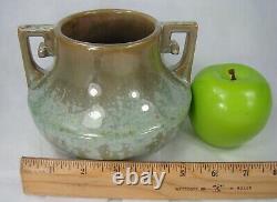 Rare FULPER Pottery CUCUMBER CRYSTALLINE Glaze Signed Arts & Crafts Vase 1916