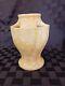 Rare Houghton Pottery Dalton, Ohio Arts & Crafts Cut Out Style Vase, Euc