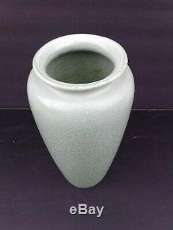 Rare Large 11 Vintage Geranium Leaf Matte Green Haeger Art & Craft Pottery Vase