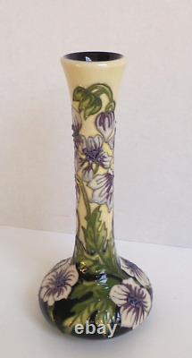 Rare Moorcroft Pottery Hand Crafted Trial Bulbous Low Shouldered Vase 8 Tall