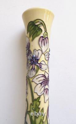 Rare Moorcroft Pottery Hand Crafted Trial Bulbous Low Shouldered Vase 8 Tall