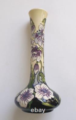 Rare Moorcroft Pottery Hand Crafted Trial Bulbous Low Shouldered Vase 8 Tall