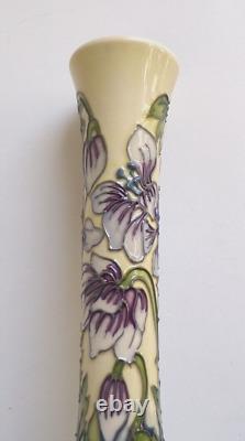 Rare Moorcroft Pottery Hand Crafted Trial Bulbous Low Shouldered Vase 8 Tall