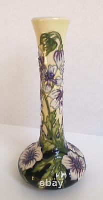 Rare Moorcroft Pottery Hand Crafted Trial Bulbous Low Shouldered Vase 8 Tall