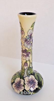 Rare Moorcroft Pottery Hand Crafted Trial Bulbous Low Shouldered Vase 8 Tall