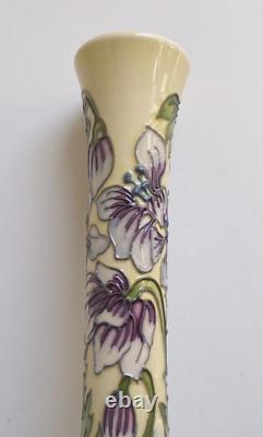 Rare Moorcroft Pottery Hand Crafted Trial Bulbous Low Shouldered Vase 8 Tall