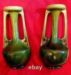 Rare Pair BRETBY Art Crafts Seccesionist Art Nouveau Vases SALE 40% OFF BUY NOW