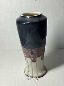 Rare Rookwood Pottery Vase Arts & Crafts Floral Tulip Signed By Harriet Wilcox