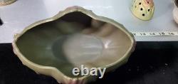 Rare Vintage Van Briggle Art Pottery Tulip Bowl/Vase Withfrog