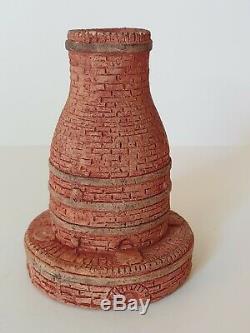Rare Wheatley Pottery Beehive Kiln Shape Vase Grueby Arts And Crafts Era