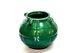 Retro Small Pottery Arts Crafts Green Signed Vase Ceramics Art Collectibles
