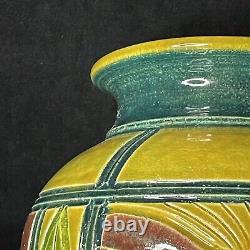 Richard Meyer Studio Art Pottery 2 Handle Footed Vase Urn, Arts & Crafts, 2002