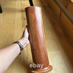 Ron Philbeck Pottery Large Cylinder Vase, Arts and Crafts Style