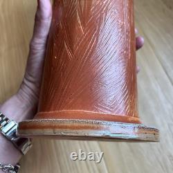 Ron Philbeck Pottery Large Cylinder Vase, Arts and Crafts Style