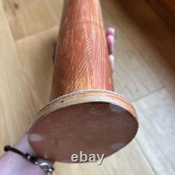 Ron Philbeck Pottery Large Cylinder Vase, Arts and Crafts Style