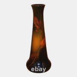 Rookwood 1896 Arts And Crafts Pottery Sorghum Floral Ceramic Vase 807 Vanlentein