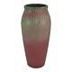 Rookwood 1905 Vintage Arts And Crafts Pottery Matte Green Over Rose Vase 1121b