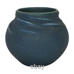 Rookwood 1907 Antique Arts And Crafts Pottery Matte Blue Vase 911E (Duell)