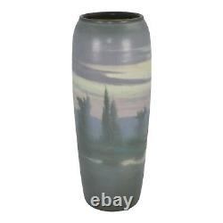 Rookwood 1911 Arts And Crafts Pottery Scenic Vellum Vase 951 Rothenbusch