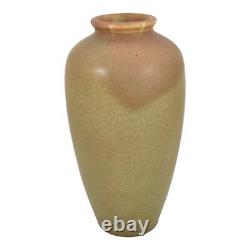 Rookwood 1911 Vintage Arts And Crafts Pottery Matte Brown Ceramic Vase 614F