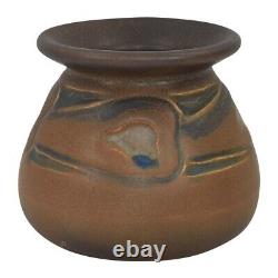 Rookwood 1912 Carved Brown Ombroso Antique Arts and Crafts Pottery Vase 354 Todd
