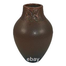 Rookwood 1913 Arts And Crafts Pottery Brown and Blue Ceramic Vase 933D Hentschel