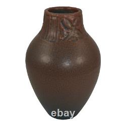 Rookwood 1913 Arts And Crafts Pottery Brown and Blue Ceramic Vase 933D Hentschel