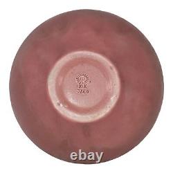 Rookwood 1914 Antique Arts And Crafts Pottery Matte Pink Ceramic Bowl 2160