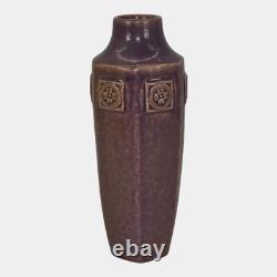 Rookwood 1914 Vintage Arts And Crafts Pottery Purple Ceramic Vase 1812