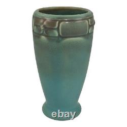 Rookwood 1915 Vintage Arts And Crafts Pottery Red Over Blue Ceramic Vase 1779