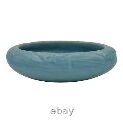 Rookwood 1916 Vintage Arts And Crafts Pottery Matte Blue Ceramic Bowl 1700