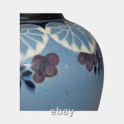 Rookwood 1917 Vintage Arts And Crafts Pottery Blue Flower Vase 1838 Van Horne