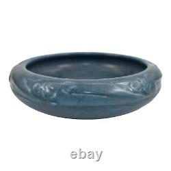 Rookwood 1919 Vintage Arts And Crafts Pottery Matte Blue Ceramic Bowl 1700
