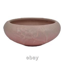 Rookwood 1921 Vintage Arts And Crafts Pottery Green Over Rose Ceramic Bowl 2169