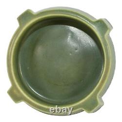 Rookwood 1922 Vintage Arts And Crafts Pottery Matte Green Buttressed Bowl 1308