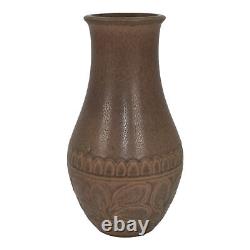 Rookwood 1926 Vintage Arts And Crafts Pottery Brown Ceramic Flower Vase 2896