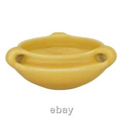 Rookwood 1928 Matte Yellow Vintage Arts And Crafts Pottery Bowl 2163E