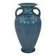 Rookwood 1928 Vintage Arts And Crafts Pottery Matte Blue Ceramic Vase 2675