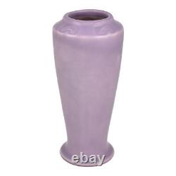 Rookwood 1930 Vintage Arts And Crafts Pottery Matte Purple Ceramic Vase 2112