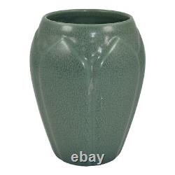 Rookwood 1934 Arts And Crafts Pottery Mottled Blue Green Ceramic Vase 2090