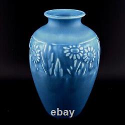 Rookwood 5 1/2 Arts & Crafts Vase DAISIES Mold #2591 1928 SARA TOOHEY