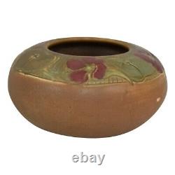 Rookwood Art Pottery 1905 Brown Carved Arts and Crafts Bowl 214B (Fechheimer)