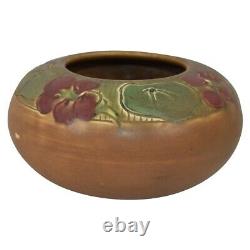 Rookwood Art Pottery 1905 Brown Carved Arts and Crafts Bowl 214B (Fechheimer)